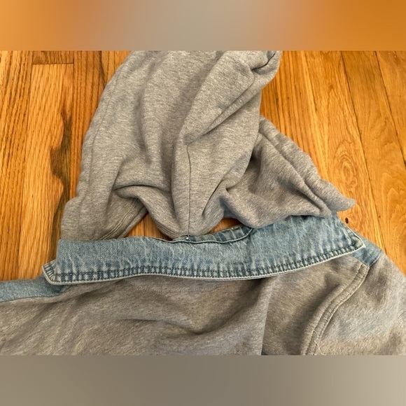 Tractr Kids Sweatshirt Jean Jacket Size Large - Picture 7 of 8